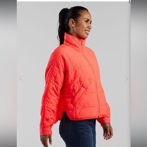 FP Movement by Free People Neon Coral Puffer Jacket